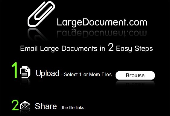 LargeDocument.com website แนะนำส่งไฟล์ใหญ่ๆ