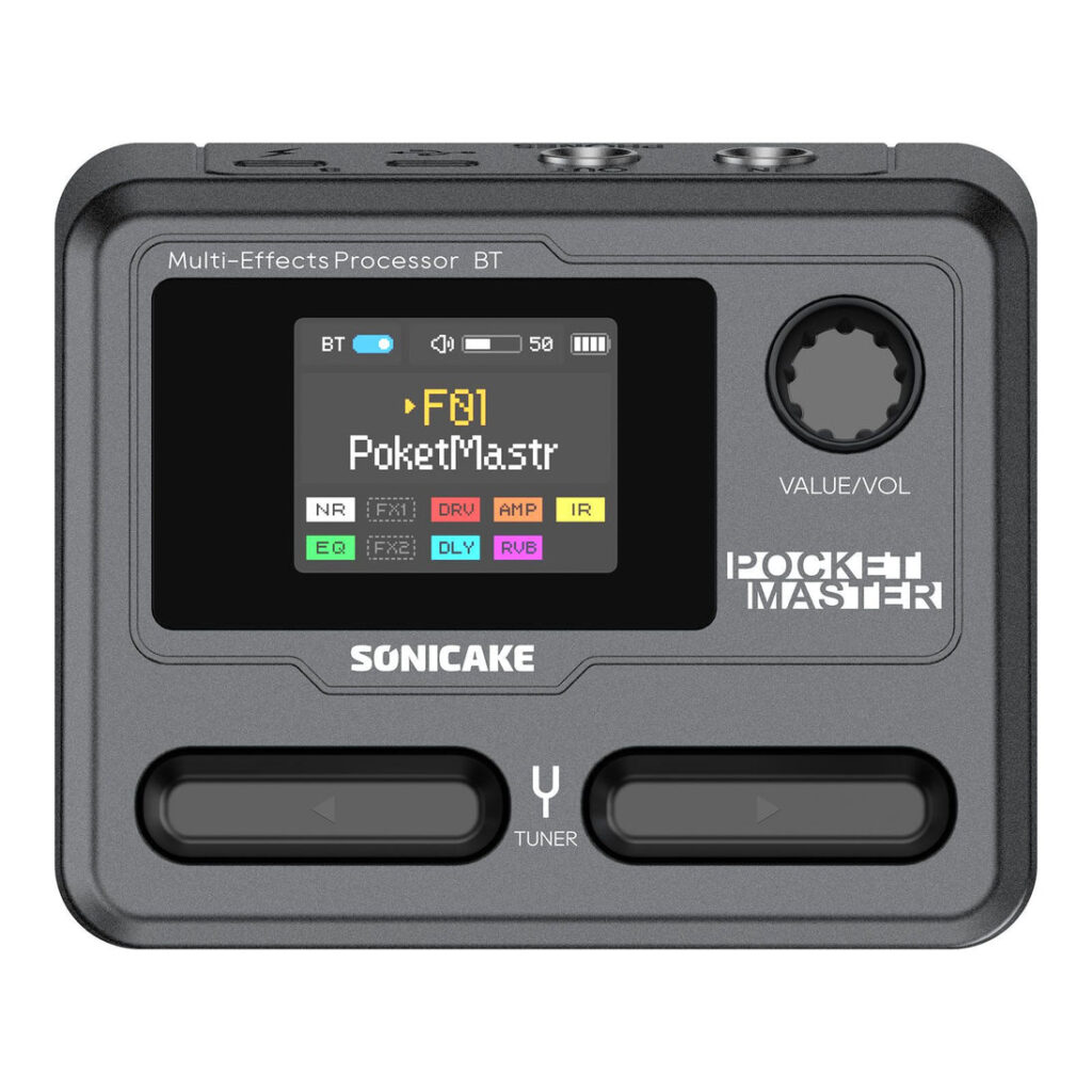Sonicake Pocket Master มัลติเอฟเฟคกีตาร์และเบสขนาดพกพา